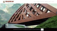 Desktop Screenshot of holz-pur.ch