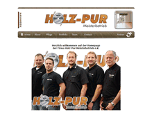 Tablet Screenshot of holz-pur.info